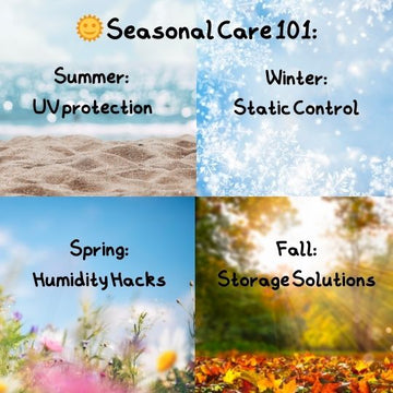 how to care for decorated apparel in the different seasons.