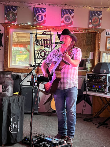 Steve Fleming Music playing at VFW 8292 Maxville Philipsburg Montana.