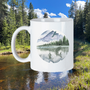 11oz Fishing WhyILoveMontana Mug