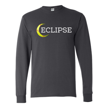 Image of the Eclipse Long Sleeve Tee, showcasing its soft fabric and Eclipse logo, perfect for adding sophistication to any outfit.