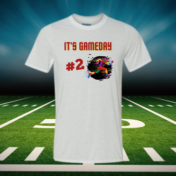 Image of the "It's Game Day Football" T-shirt, featuring a sporty design, perfect for expressing passion for football with comfort and style.