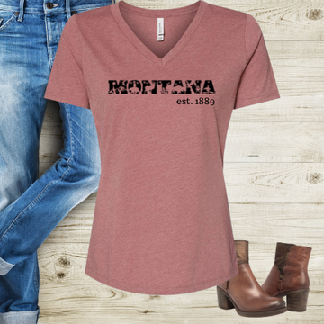 Montana Life Women's V-Neck T-Shirts