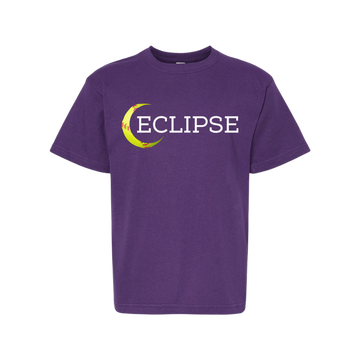 Image of the Eclipse Youth T-Shirt, showcasing its soft fabric and Eclipse logo, perfect for keeping your child stylish and comfortable throughout the day.