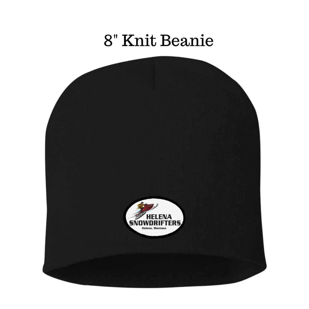 Image of the Helena Snowdrifters Beanies, showcasing their cozy knit fabric and Snowdrifters logo, perfect for staying warm and stylish during winter adventures.