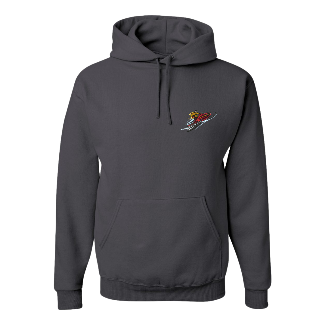 Image of the Helena Snowdrifters Hoodie, featuring the Snowdrifters logo and soft fabric, perfect for staying warm and stylish during winter activities.
