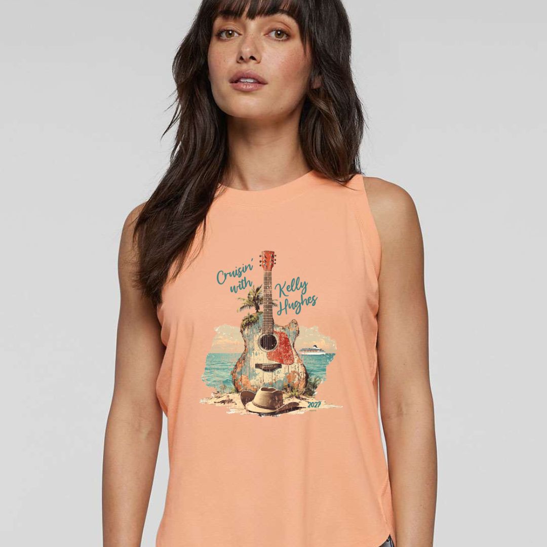 Cruise with Kelly Hughes 2027 Women’s Relaxed Fine Jersey Tank