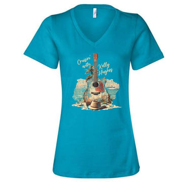 Cruise with Kelly Hughes 2027 Women’s Relaxed Jersey V-Neck Tee