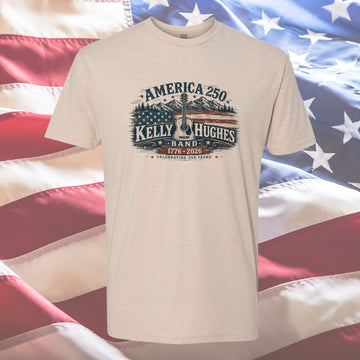 Kelly Hughes Band: America 250 Anthem Tee