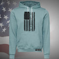  Image of the Let Freedom Ring Sponge Fleece Hoodie featuring the patriotic slogan, perfect for staying cozy and stylish on chilly days while showcasing your love for freedom.