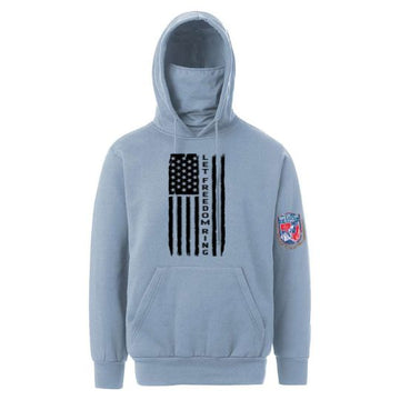 Let Freedom Ring Stonewash Hoodie – Style, Comfort, and Built-In Gaiter!