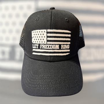 Let Freedom Ring Dri-Duck Printed Cap black/black