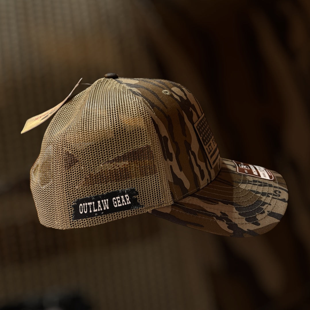 Let Freedom Ring Mossy Oak Snapback Hat front