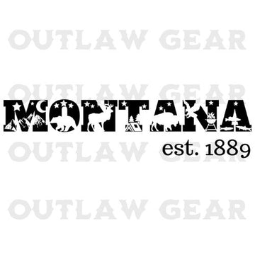 "Montana Est. 1889" - A Tribute to the Treasure State