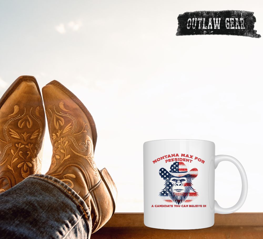 Montana Max for President coffee mug. 