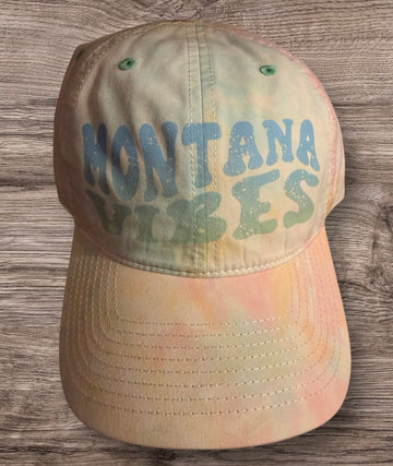 Montana Vibes Tie-Dye Cap