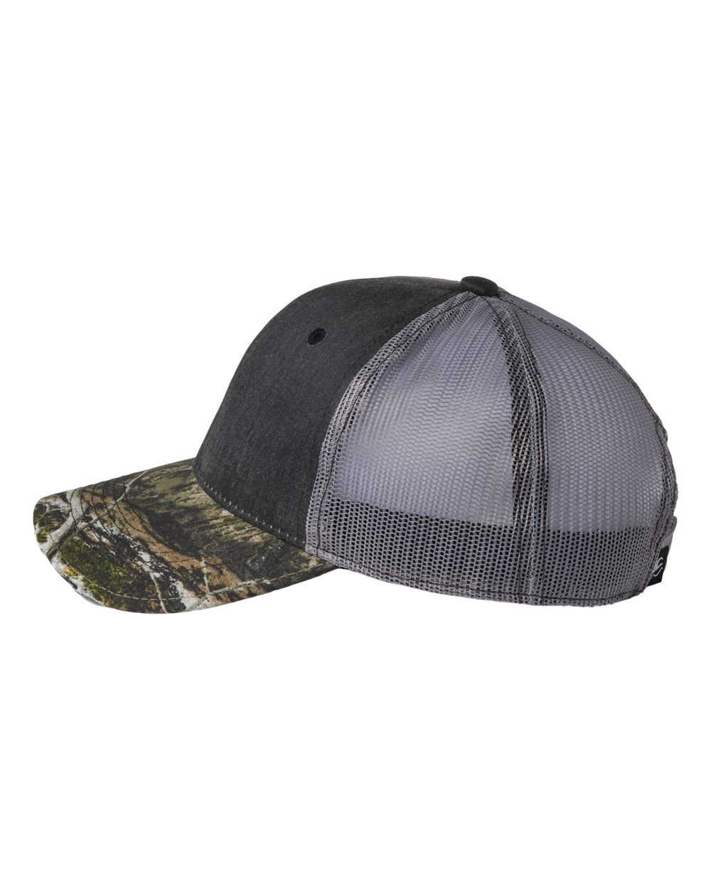 Distressed Camo Mesh-Back Cap - Black/Country DNA/Grey