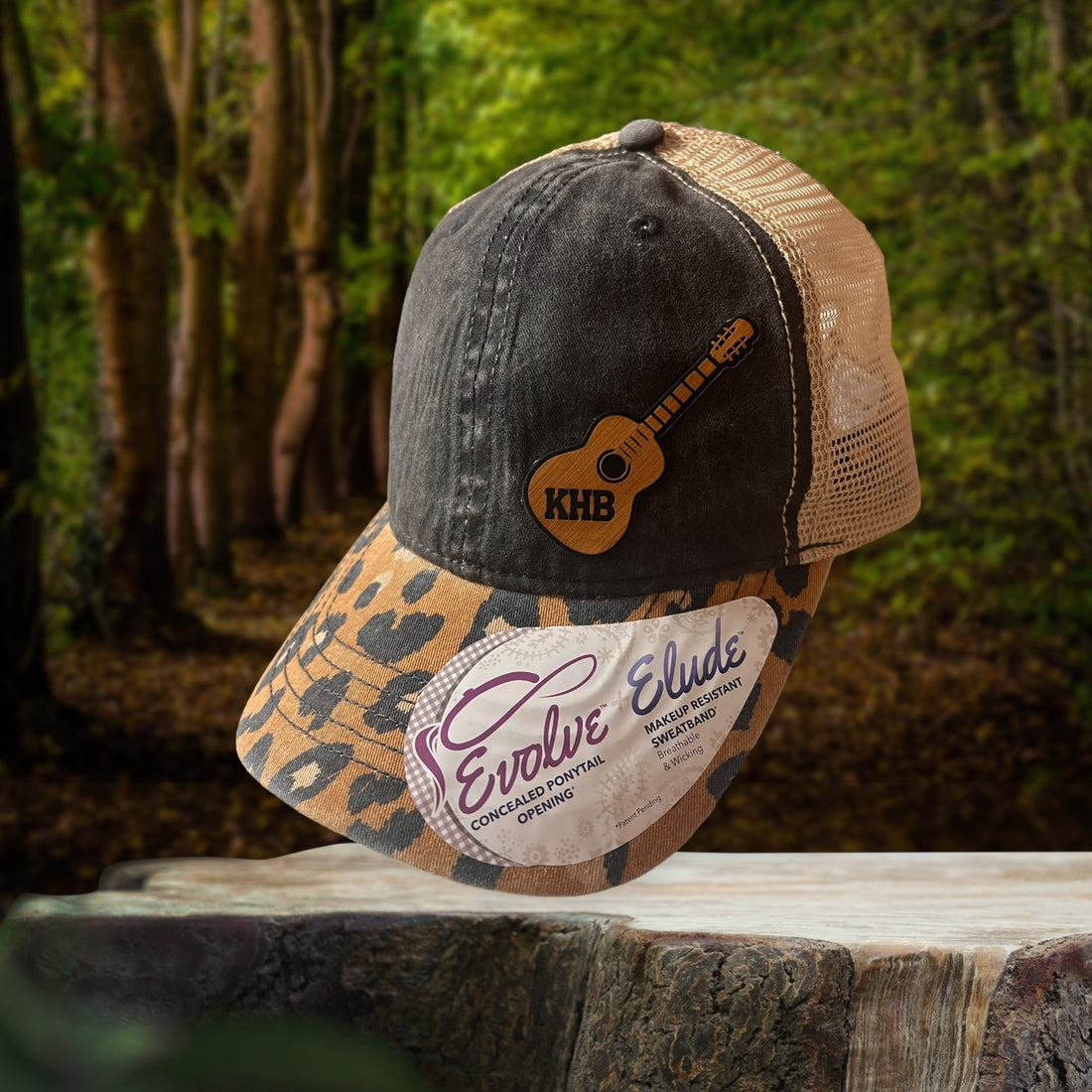  Image of the Kelly Hughes Band Wild Rhythm Cap, featuring the band's signature logo on the front, perfect for adding rock 'n' roll flair to your ensemble with style and comfort.