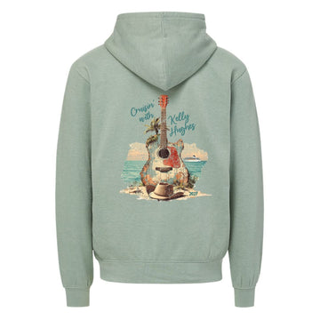Cruise with Kelly Hughes 2027 Unisex Retro Heather Full-Zip Hoodie