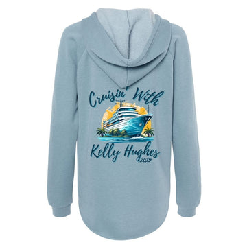 Kelly Hughes Rivera Cruise 2025 Ladies' Wave Wash Hoodie