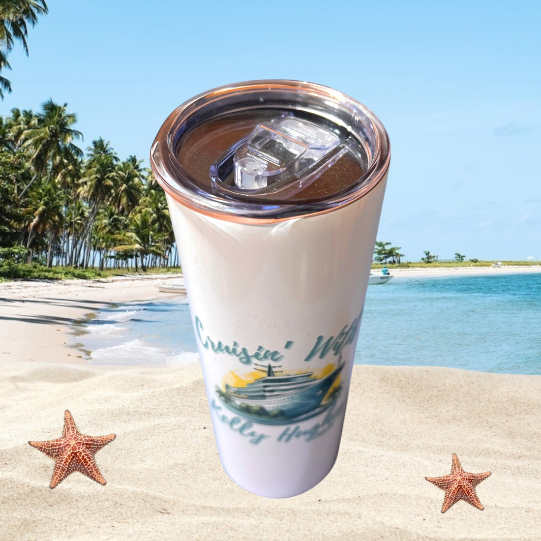 🚢 PRE-ORDER NOW – Limited Edition 2025 Cruisin' with Kelly Hughes Tumbler! 🎶🌊