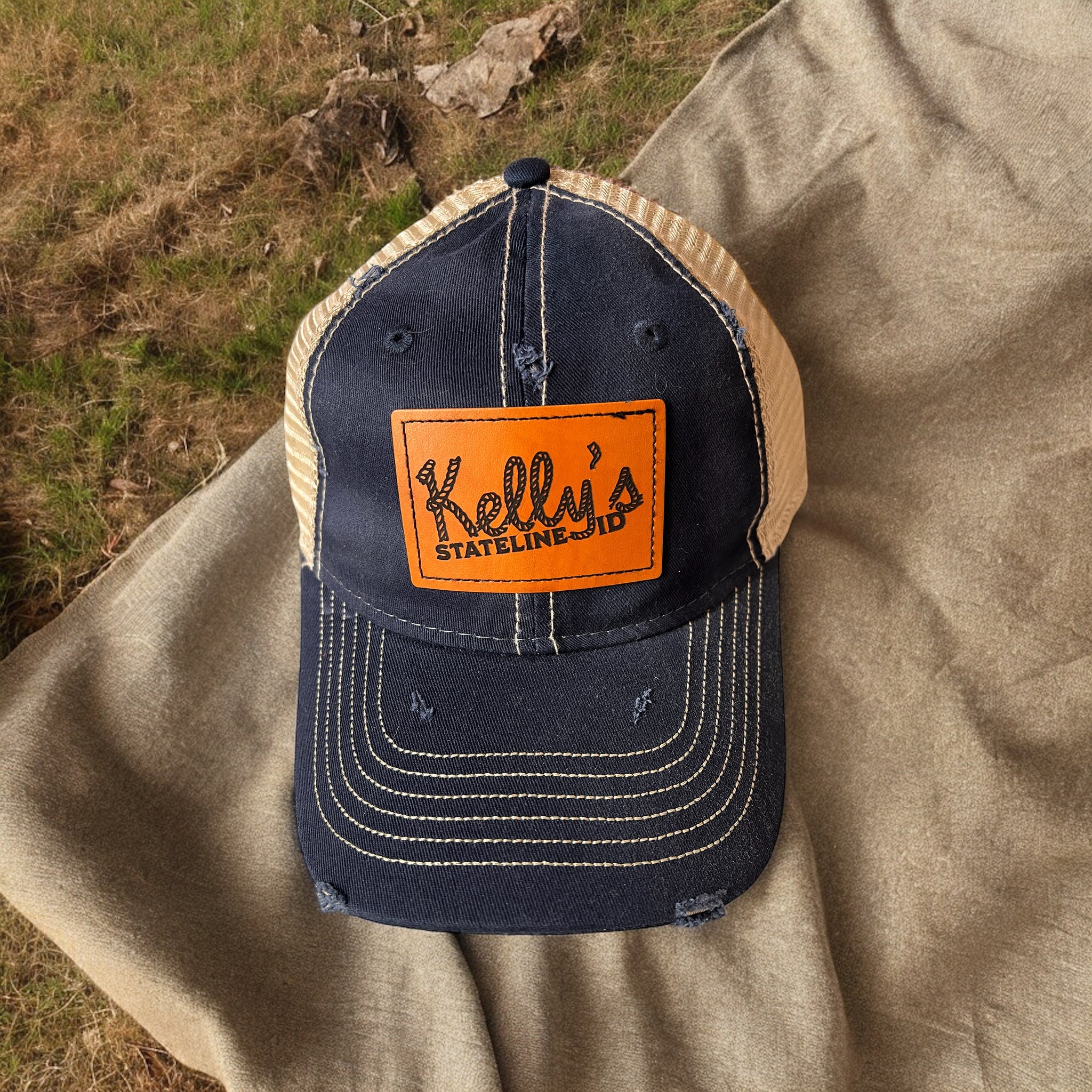 Kelly's Stateline Bounty Dirty-Washed Cap Navy/Khaki