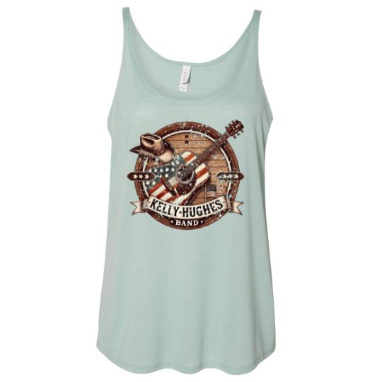 Kelly Hughes Band Vintage Whiskey Barrel Ladies Sky Flow