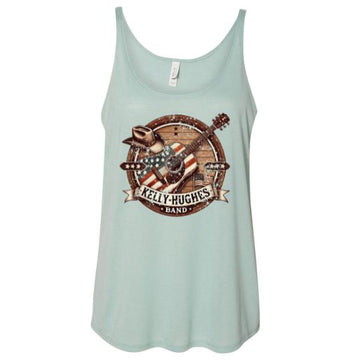 Kelly Hughes Band Vintage Whiskey Barrel Ladies Sky Flow