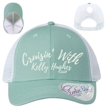 Kelly Hughes Rivera Cruise 2025 Ladies' Trucker Ponytail Cap