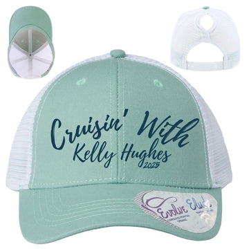 Kelly Hughes Rivera Cruise 2025 Ladies' Trucker Ponytail Cap