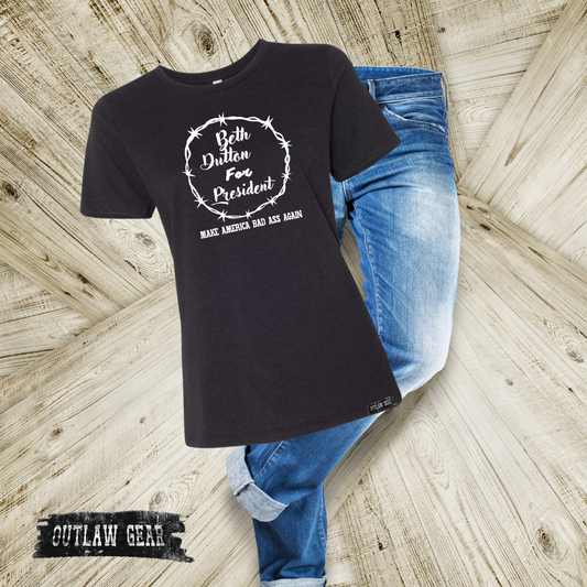 Beth Dutton for President Short Sleeve Shirt