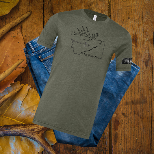 Montana Elk Hunter T-Shirt