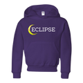 Image of the Eclipse Youth Hoodie, showcasing its soft fabric and Eclipse logo, perfect for keeping your child cozy and stylish during any activity.