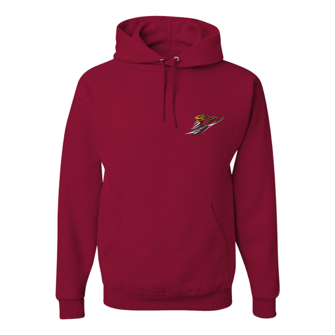  Image of the Helena Snowdrifters Hoodie, featuring the Snowdrifters logo and soft fabric, perfect for staying warm and stylish during winter activities.