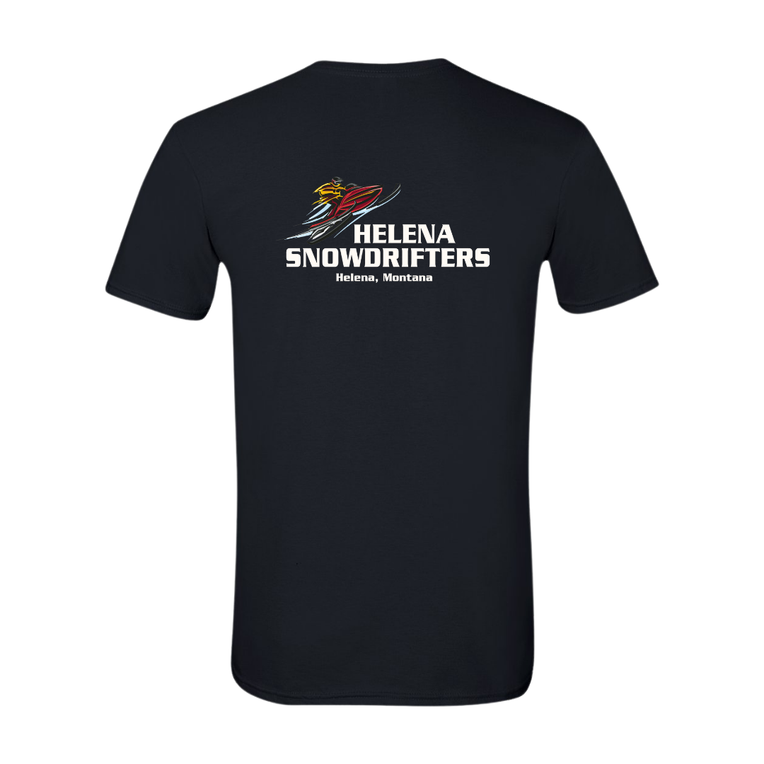  Helena Snowdrifters T-Shirt, winter adventures, Snowdrifters logo, outdoor fun, soft fabric, comfort, style